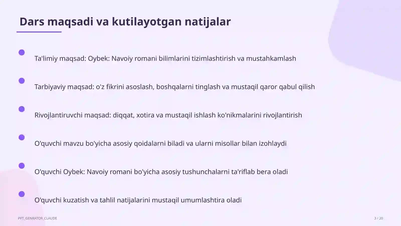 Oybek: Navoiy romani 3