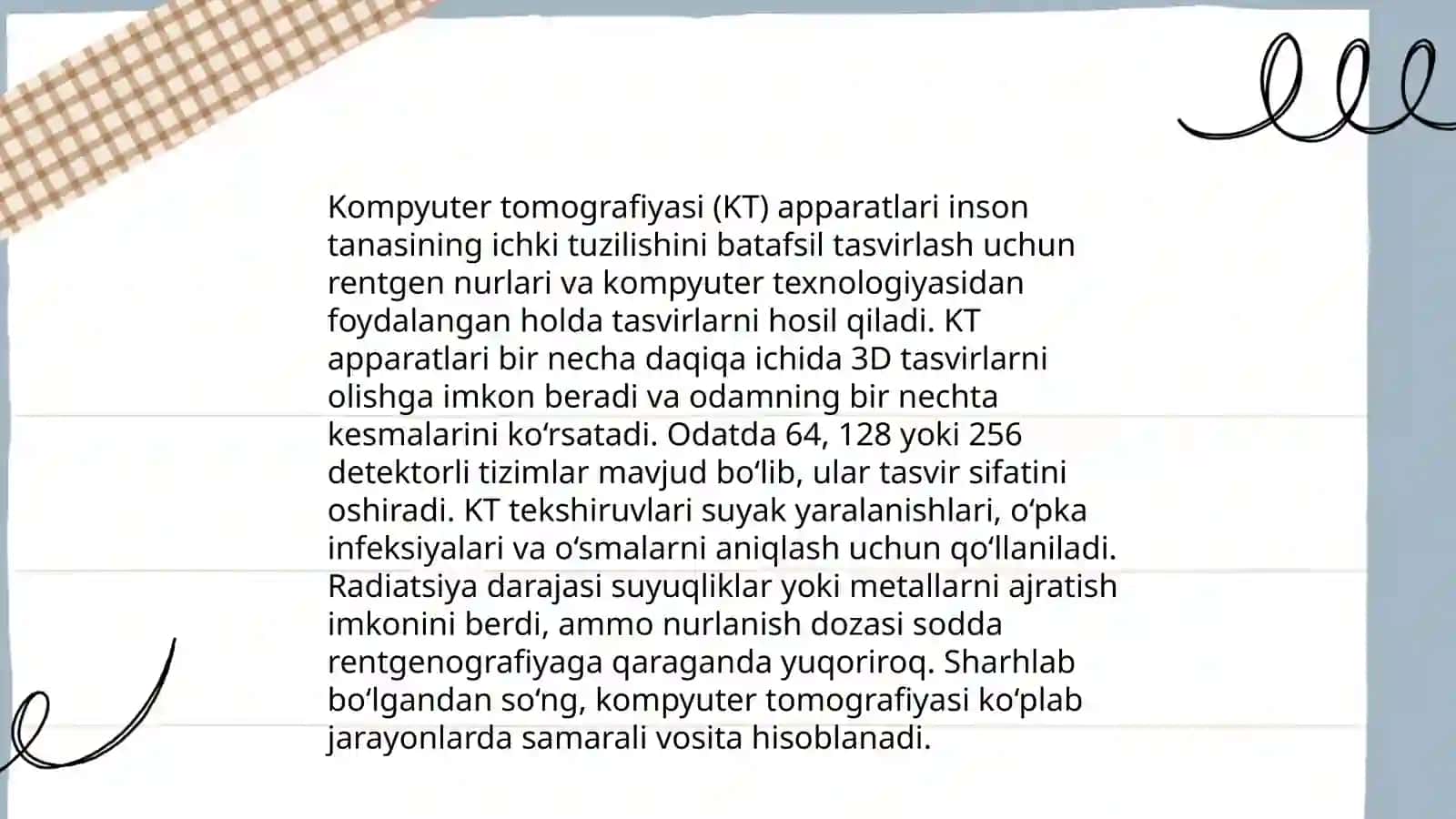 Kompyuter tomografiyasi (KT) apparatlari 3