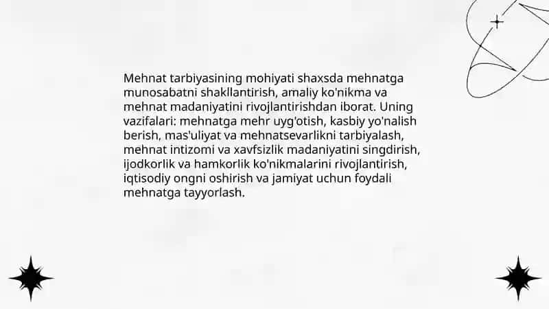 Mehnat tarbiyasi 3
