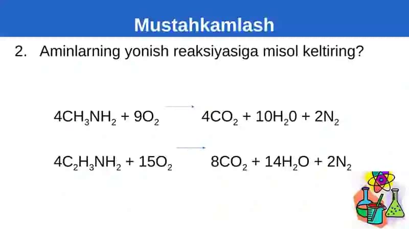 Aromatikaminlarningolinishivaxossalari 3