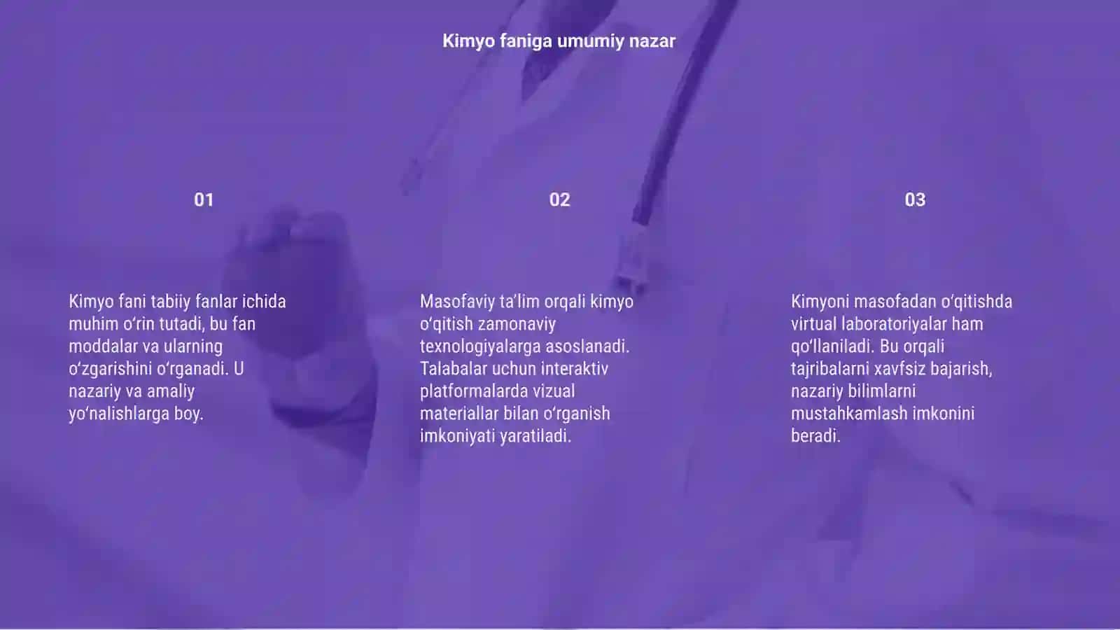Kimyo va uni o‘qitish metodikasida masofaviy ta‘lim 3