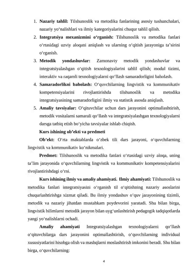 Tilshunoslik va metodika fanlari o'rtasidagi uzviy aloqa 3
