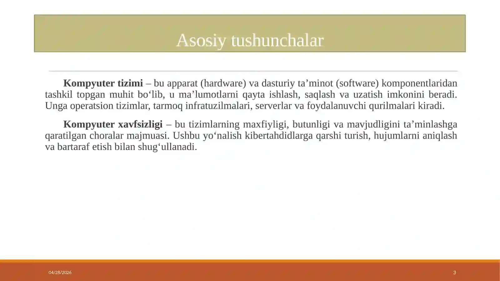 1-Ma’ruza.Fangakirishvaasosiytushunchalar 3