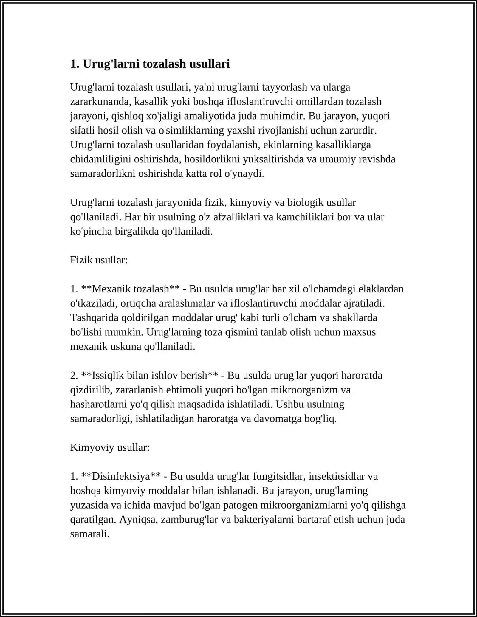 POLIZ MAXSULOTLARIGA ISHLOV BERISH 3