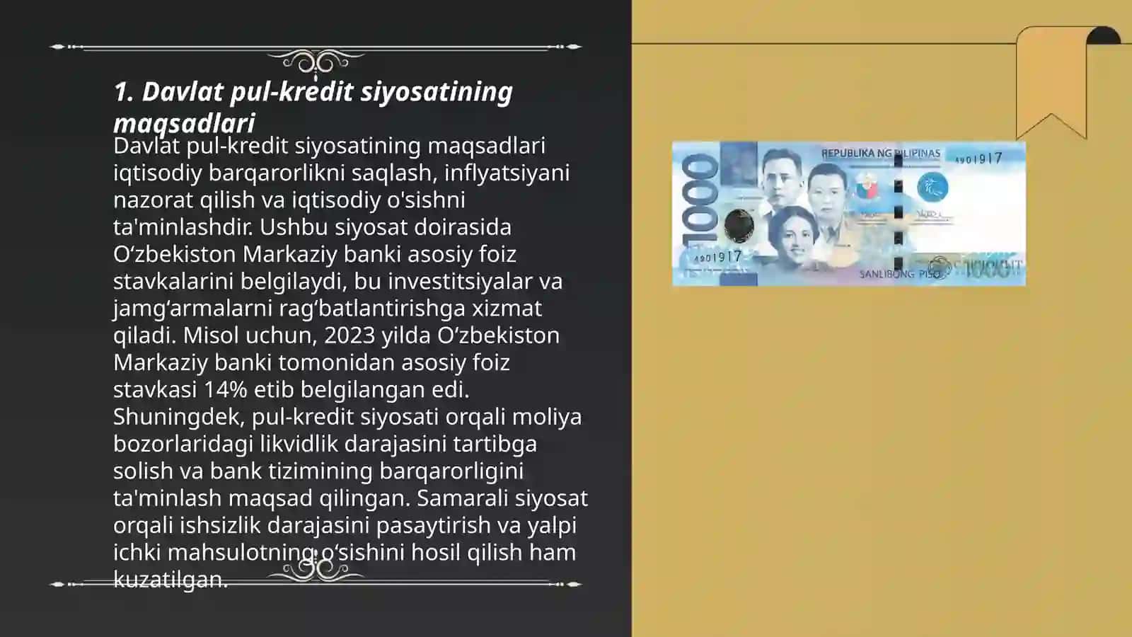 Davlat pul kredit siyosati 3