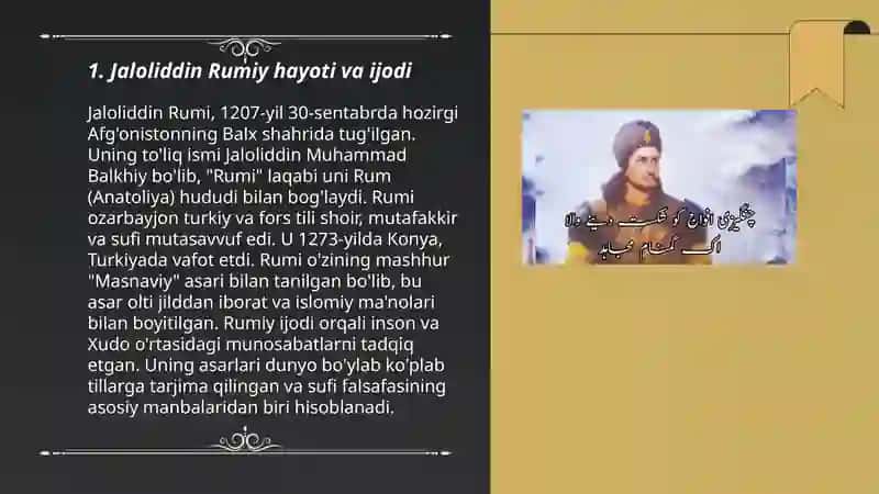 Jaloliddin Rumiyning yetti majlisi 3