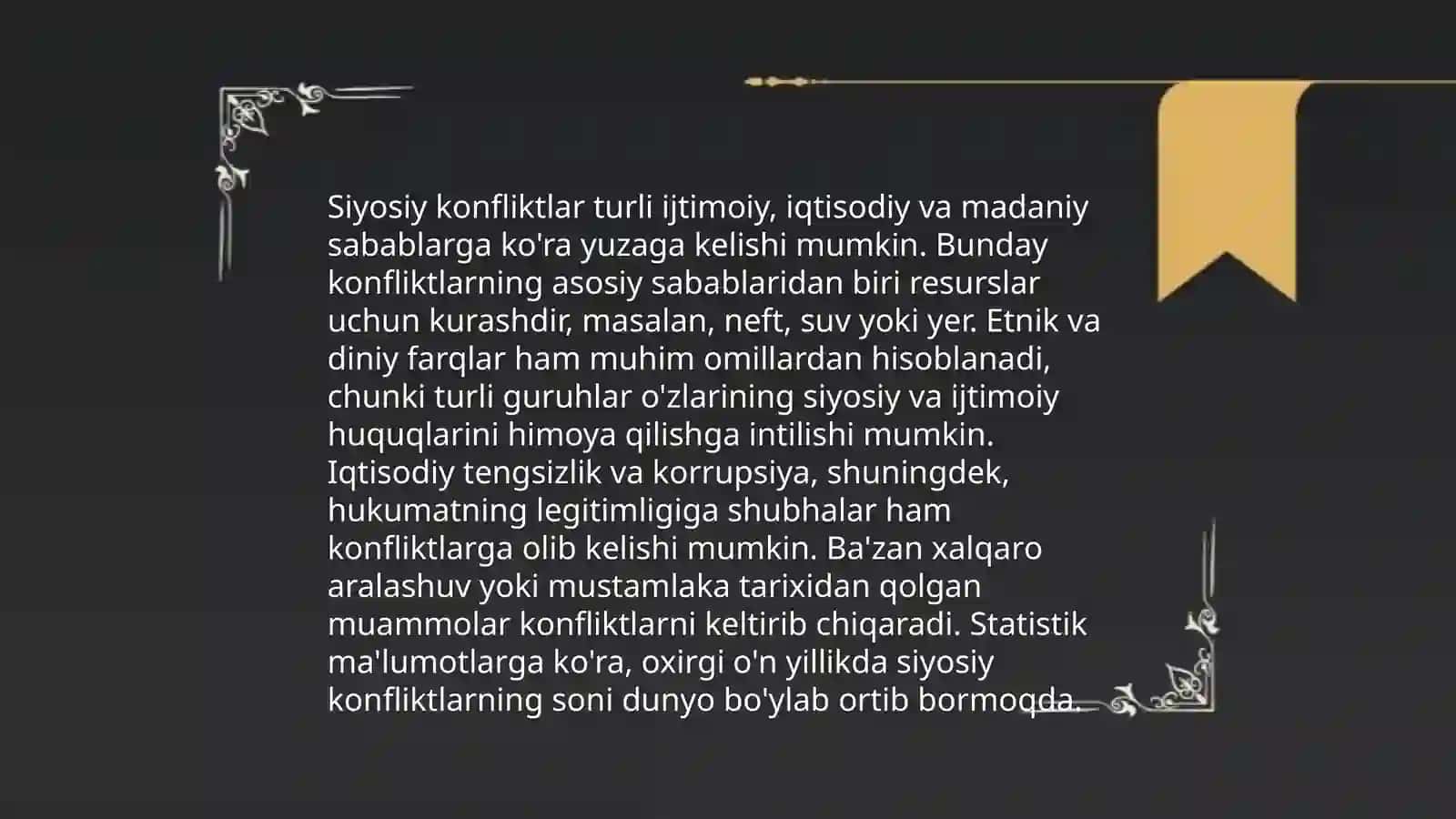 Siyosiy konflikt tushunchasi va xususoyati 3