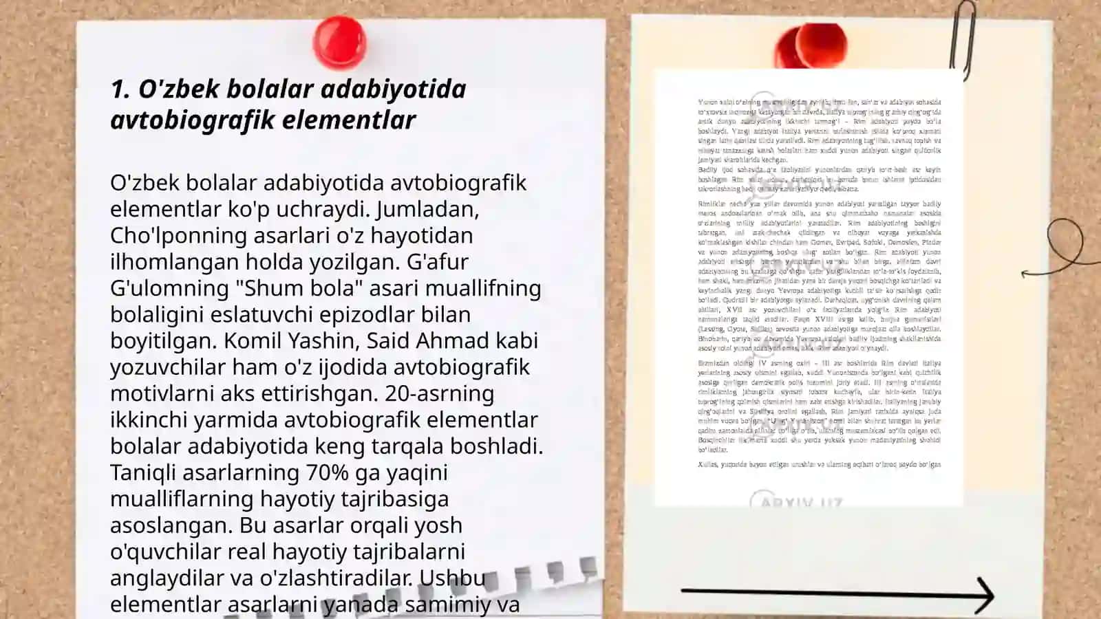 O’zbek bolalar adabiyotida aftobiografik o’rni 3