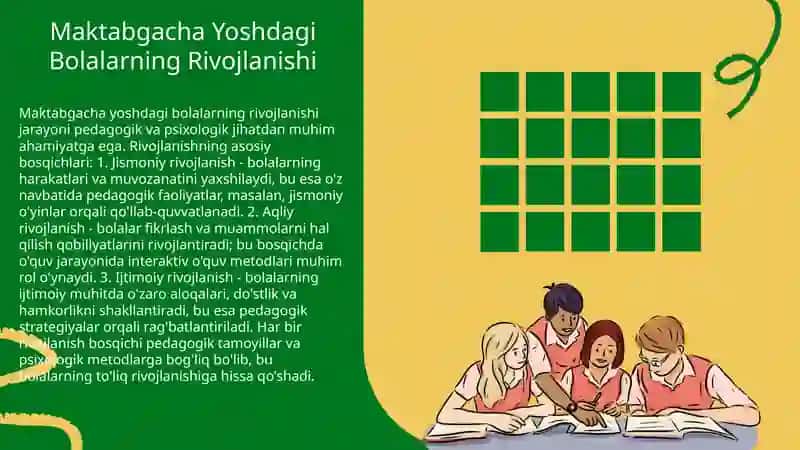 Maktabgacha Yoshdagi Bolalarning Rivojlanishi 3