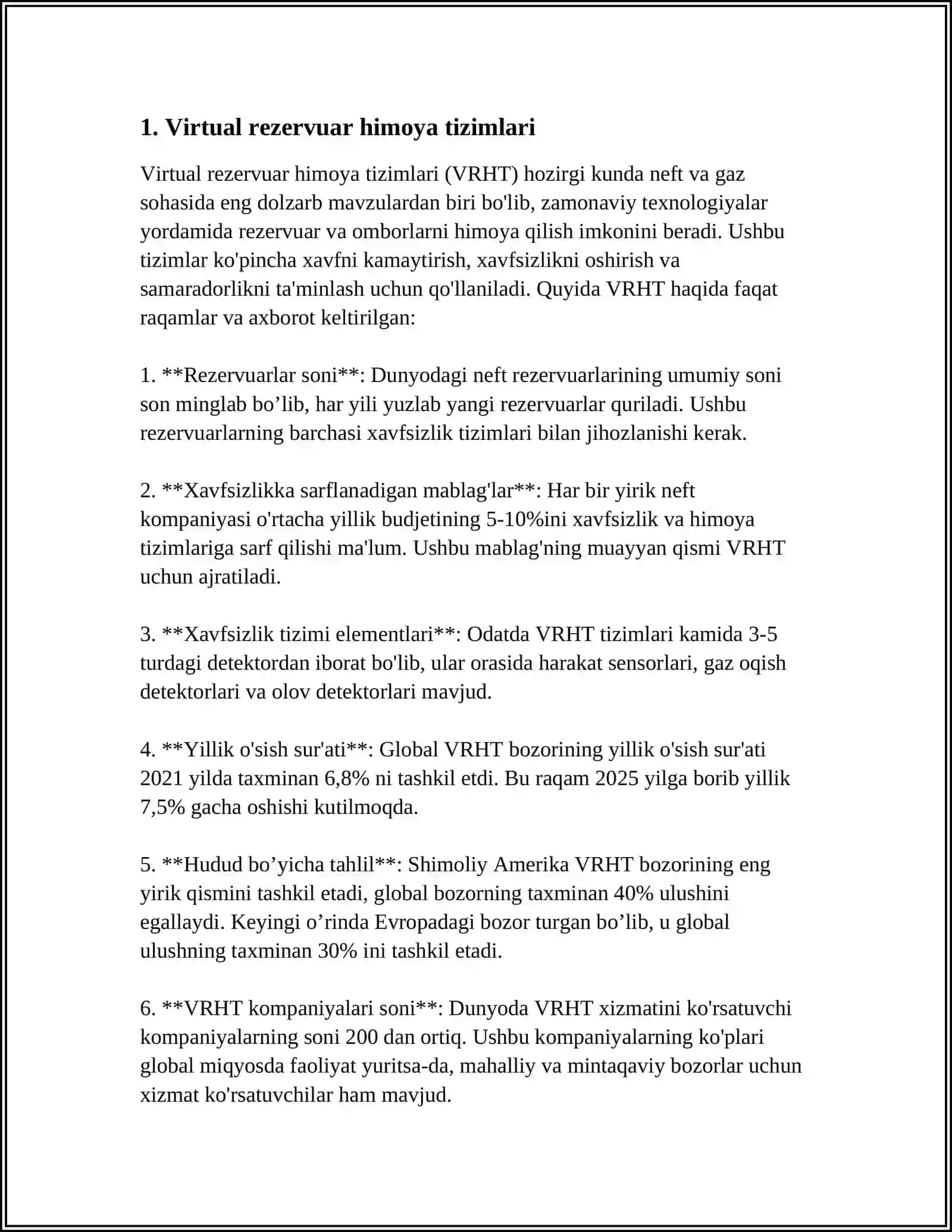 Virtual rezervuar himoya tizimlari 3