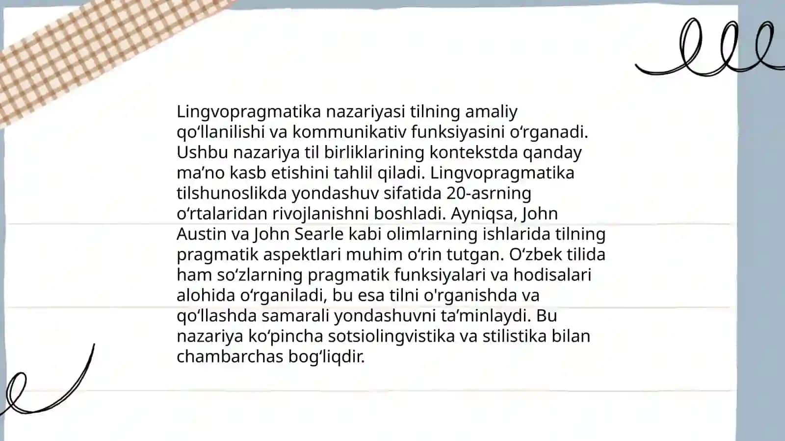 Lingvopragmatika va paralingvistika 3