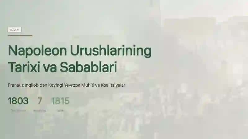 Napoleon Urushlari va Yevropada Zamonaviy Davlat Tizimining Shakllanishi 3