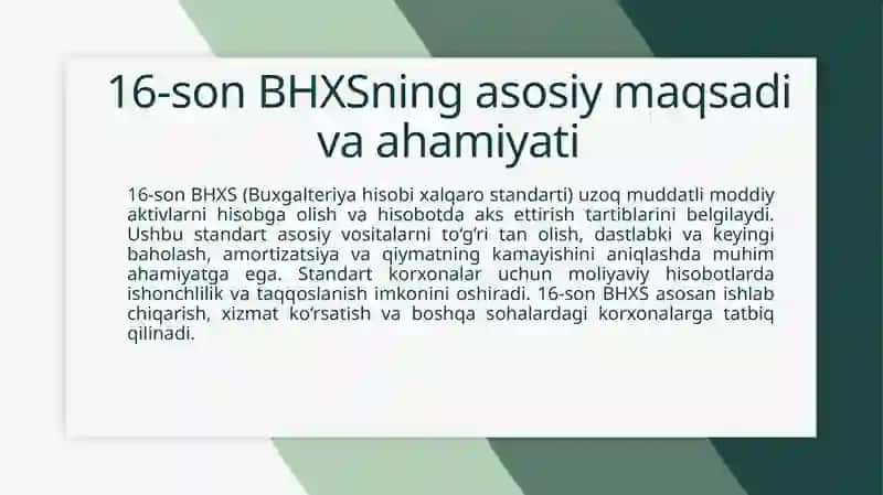 16-son BHXSning maqsadi va qo’llash doirasi 3
