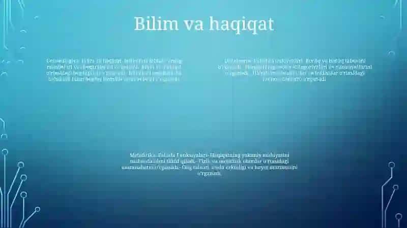 Falsafa Funksiyalari 3