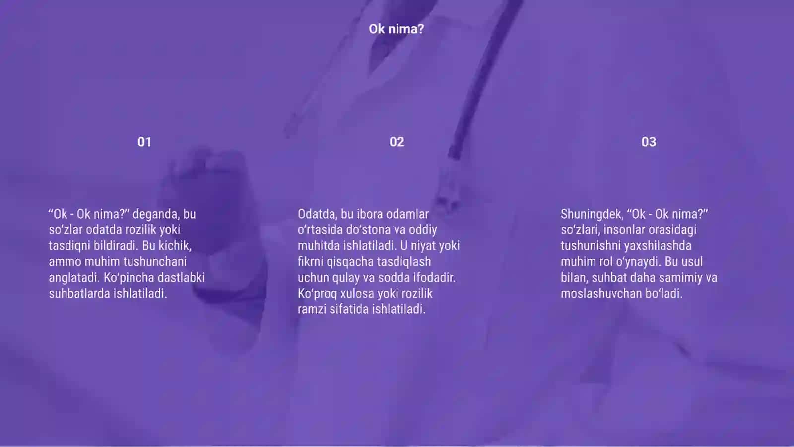 Ok haqida tushuncha 3