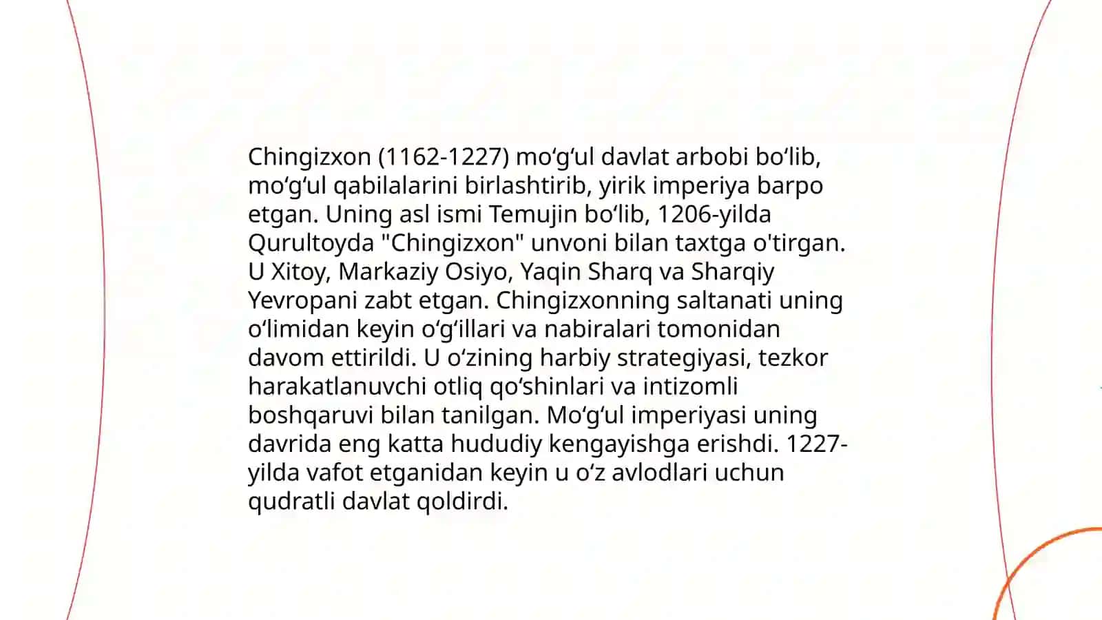 Chingizxonning bosqinchilik yurishlari 3