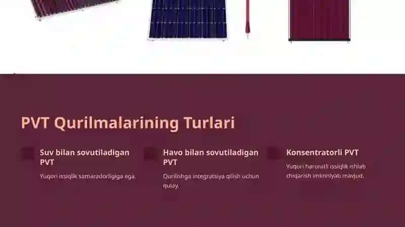 Gibrid Fotovoltaik-Issiqlik Qurilmalari 3