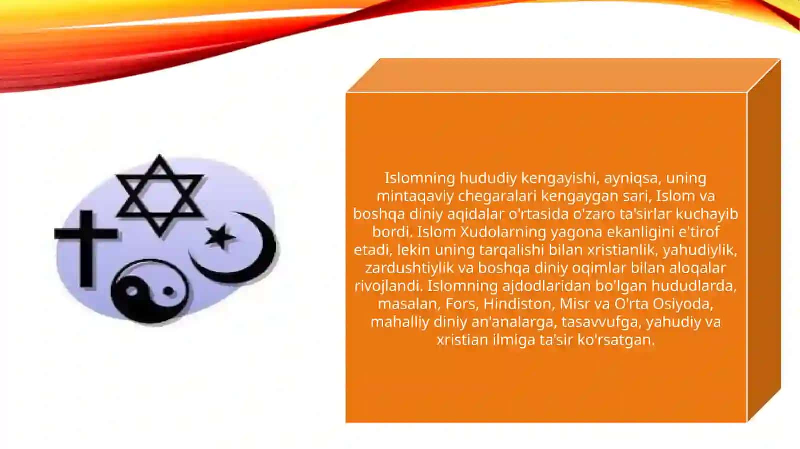 Diniy Taʼlimotlar Tarixi 3