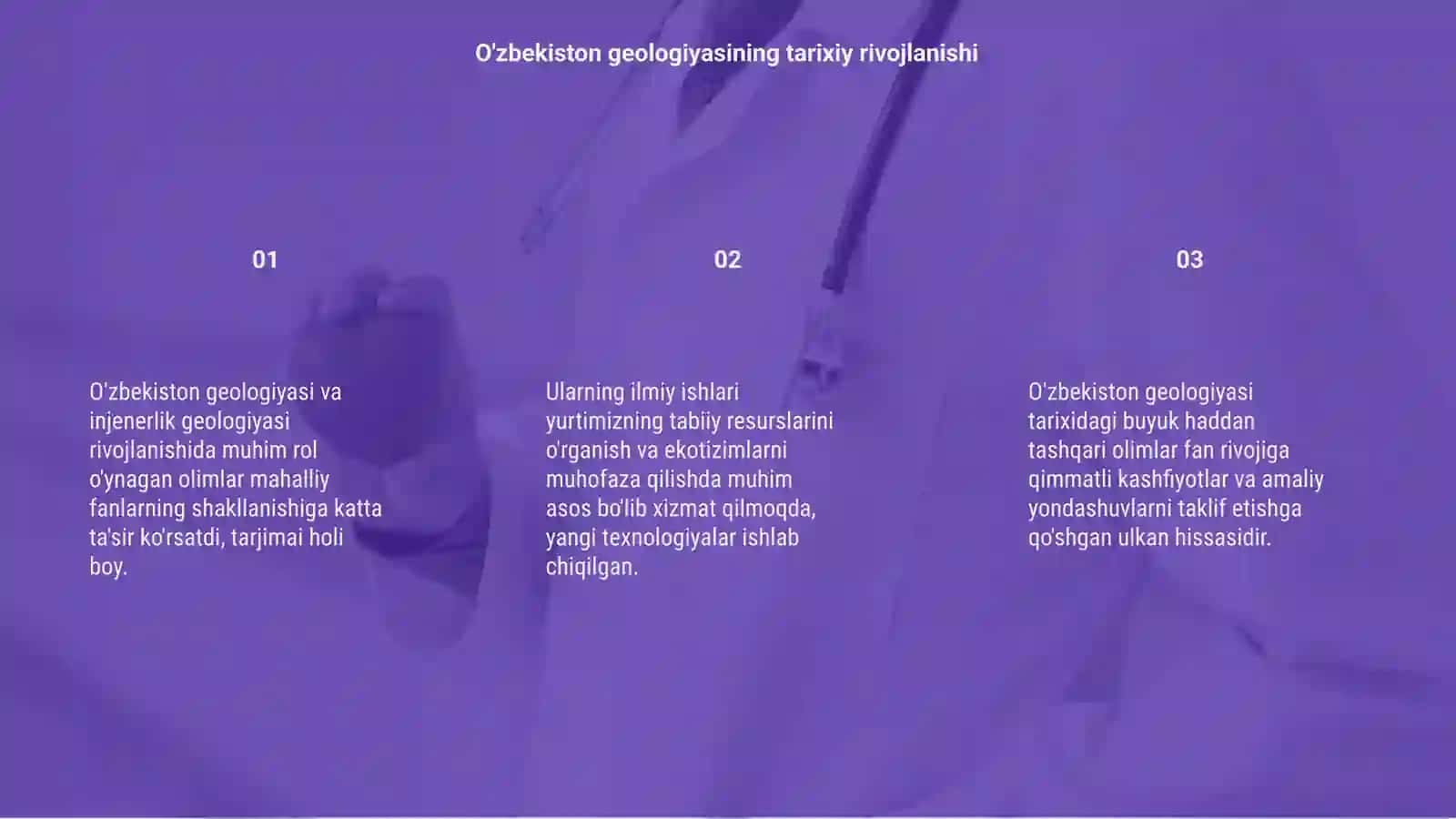 O'zbekiston Geologiyasi va Injenerlik Geologiyasi 3