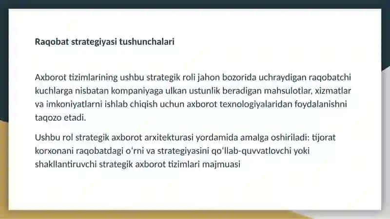 Aхborot texnologiyalari yordamida raqobat 3
