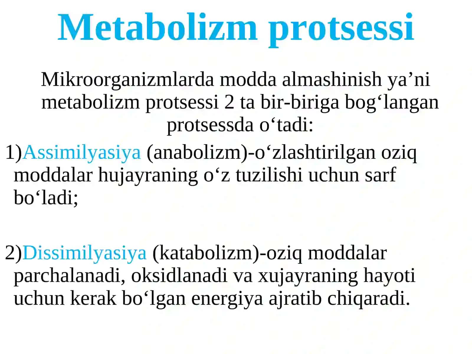 Mikroorganizmlar fiziologiyasi 3