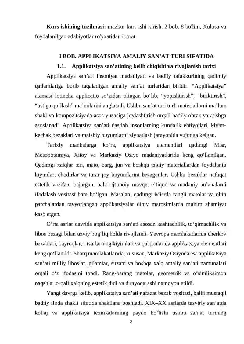 Applikatsiya. 3