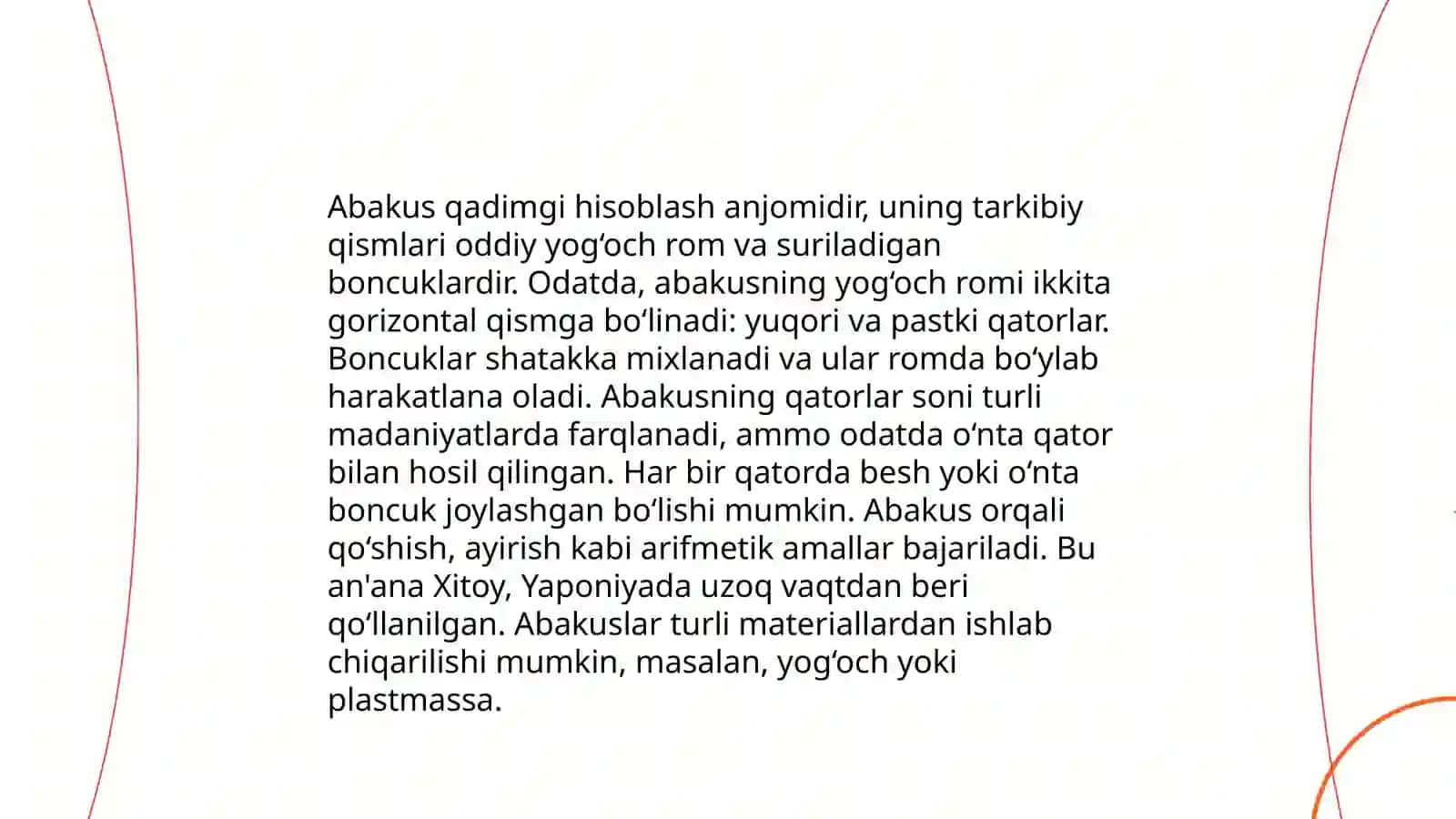 Abakusda birliklar va oʼnliklarni ifodalash 3