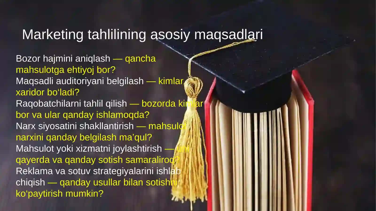 LOYIHALARNING MARKETING TAHLILI 3