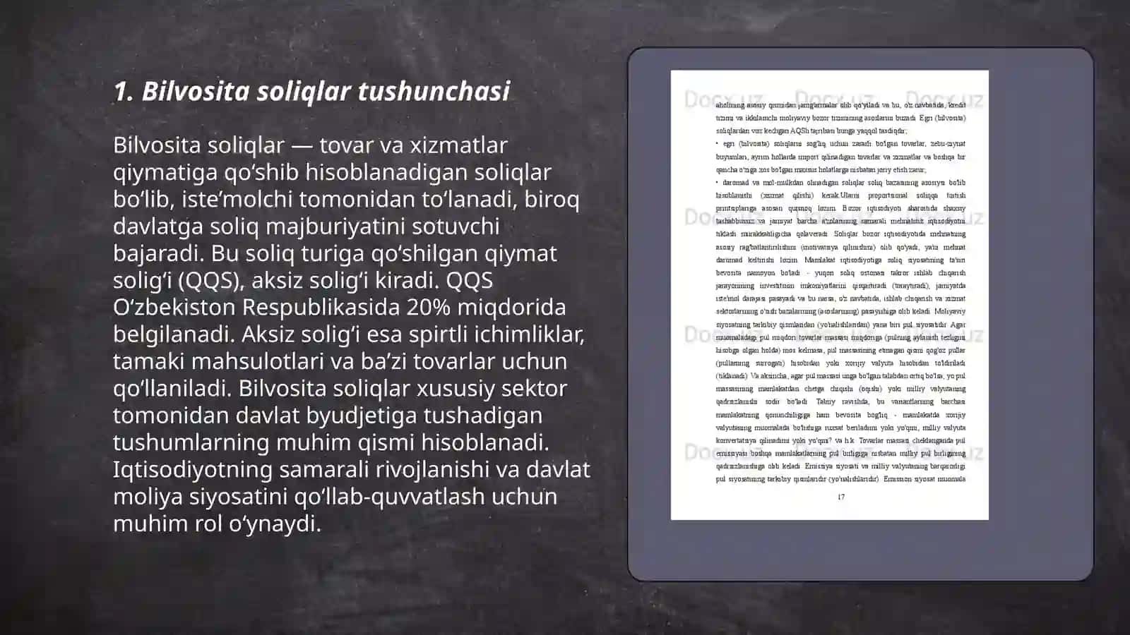 Bilvosita soliqlar 3
