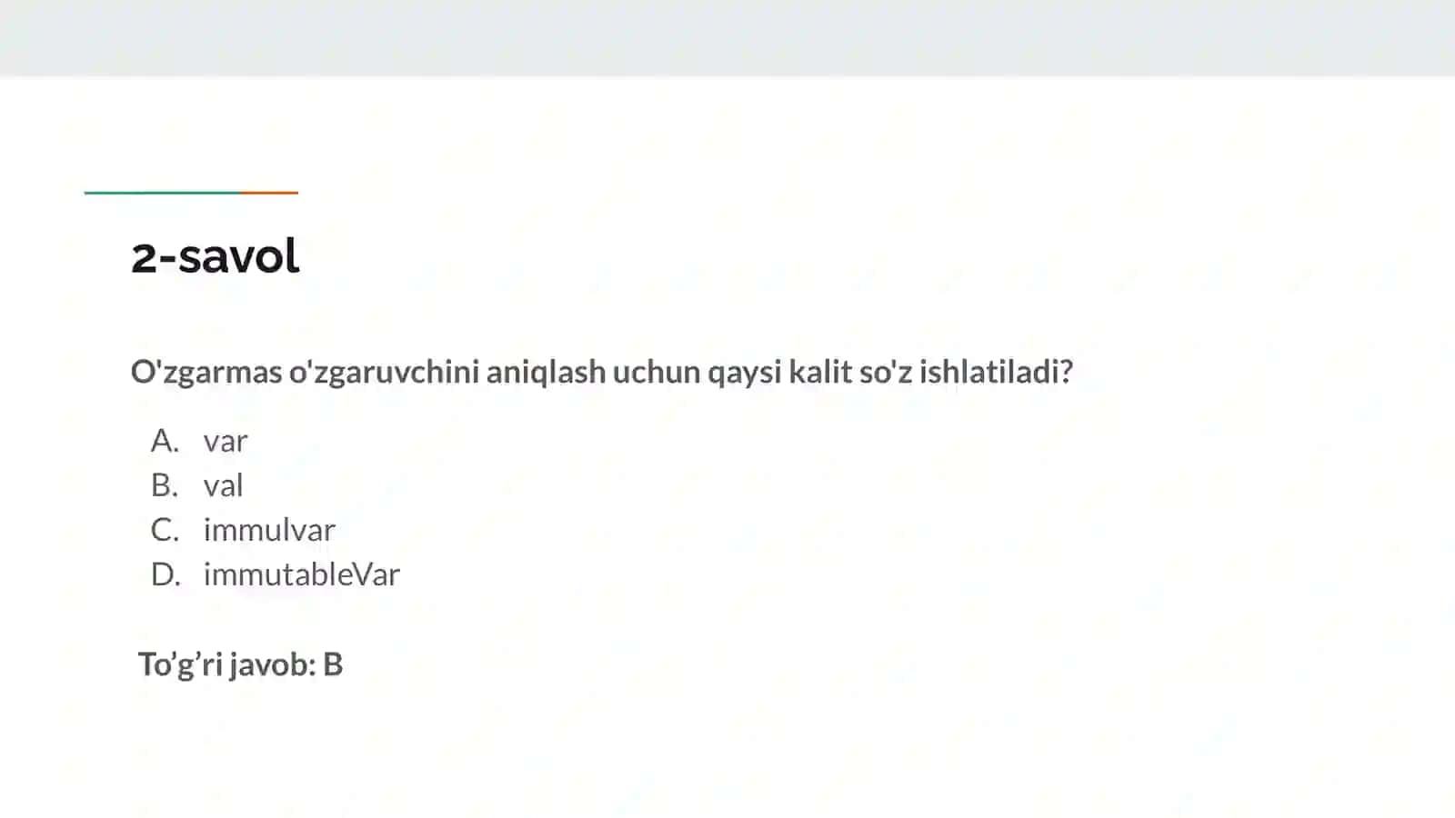 MOBIL ILOVALARNI ISHLAB CHIQISH 3