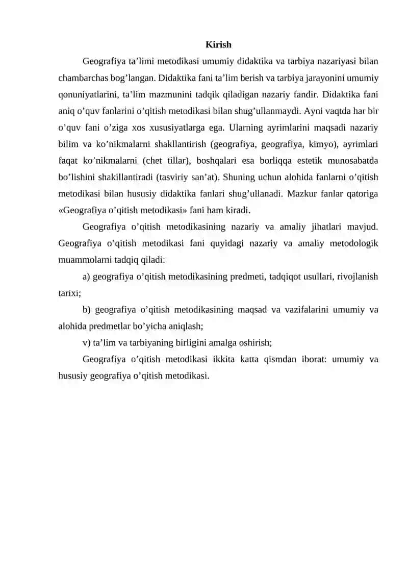 Xususiy geografik metodlarni tahlil qilish 3