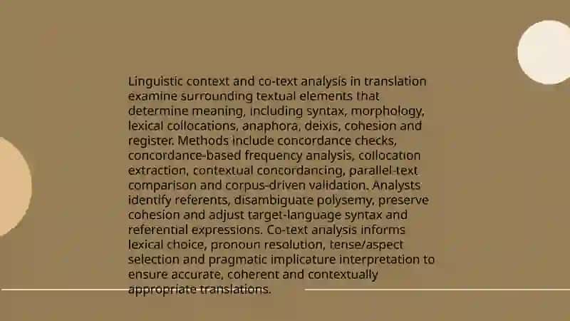 Contextual Meanings and Methods of Identifying Them in Translation 3