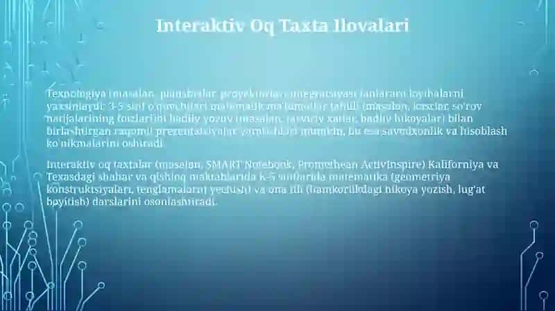 Integratsiyalash texnologiyasi 3