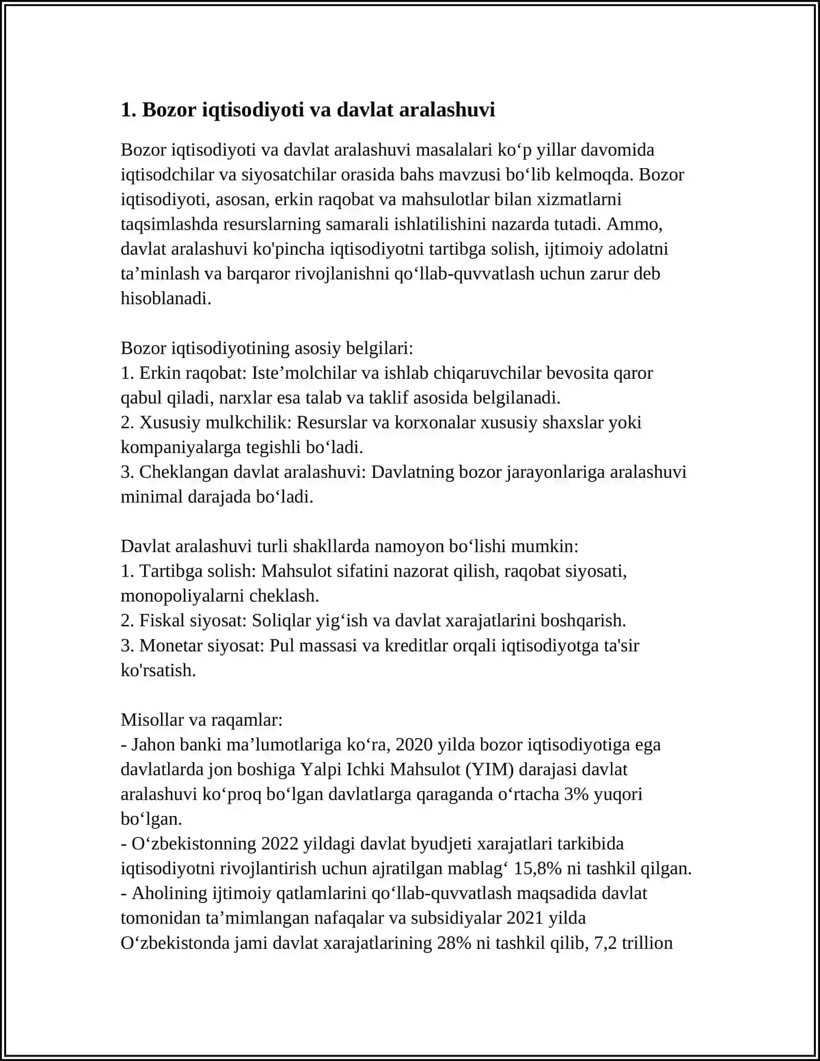 BOZOR IQTISODIYOTI MODELLARI 3