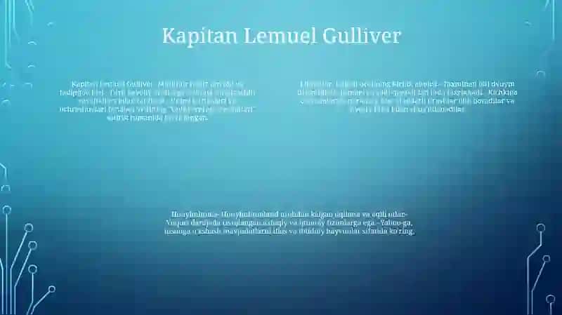 Guliverning Sayohatlari Asari Qahramonlari 3