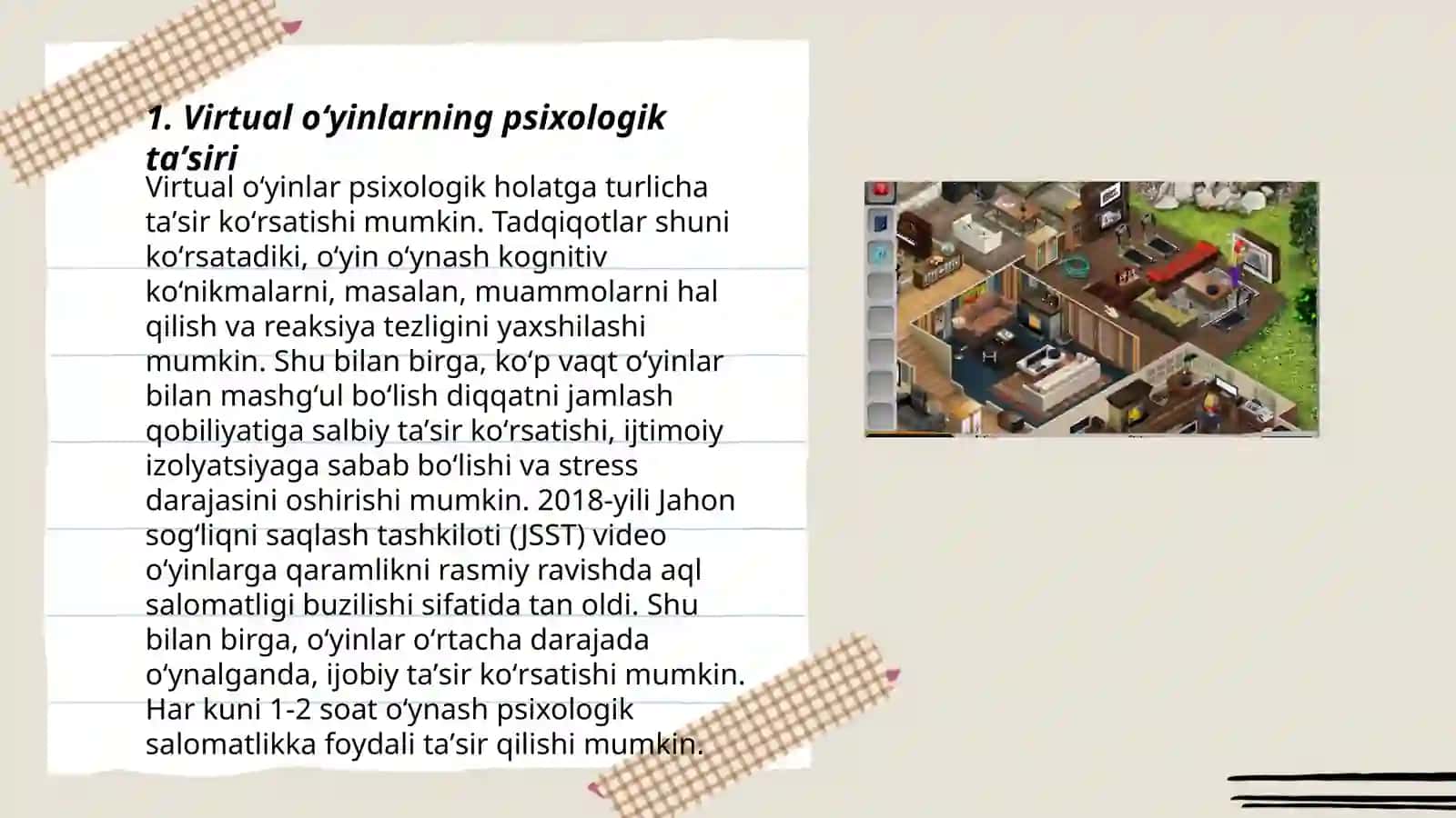 Virtual òyinlarning asoratlari 3