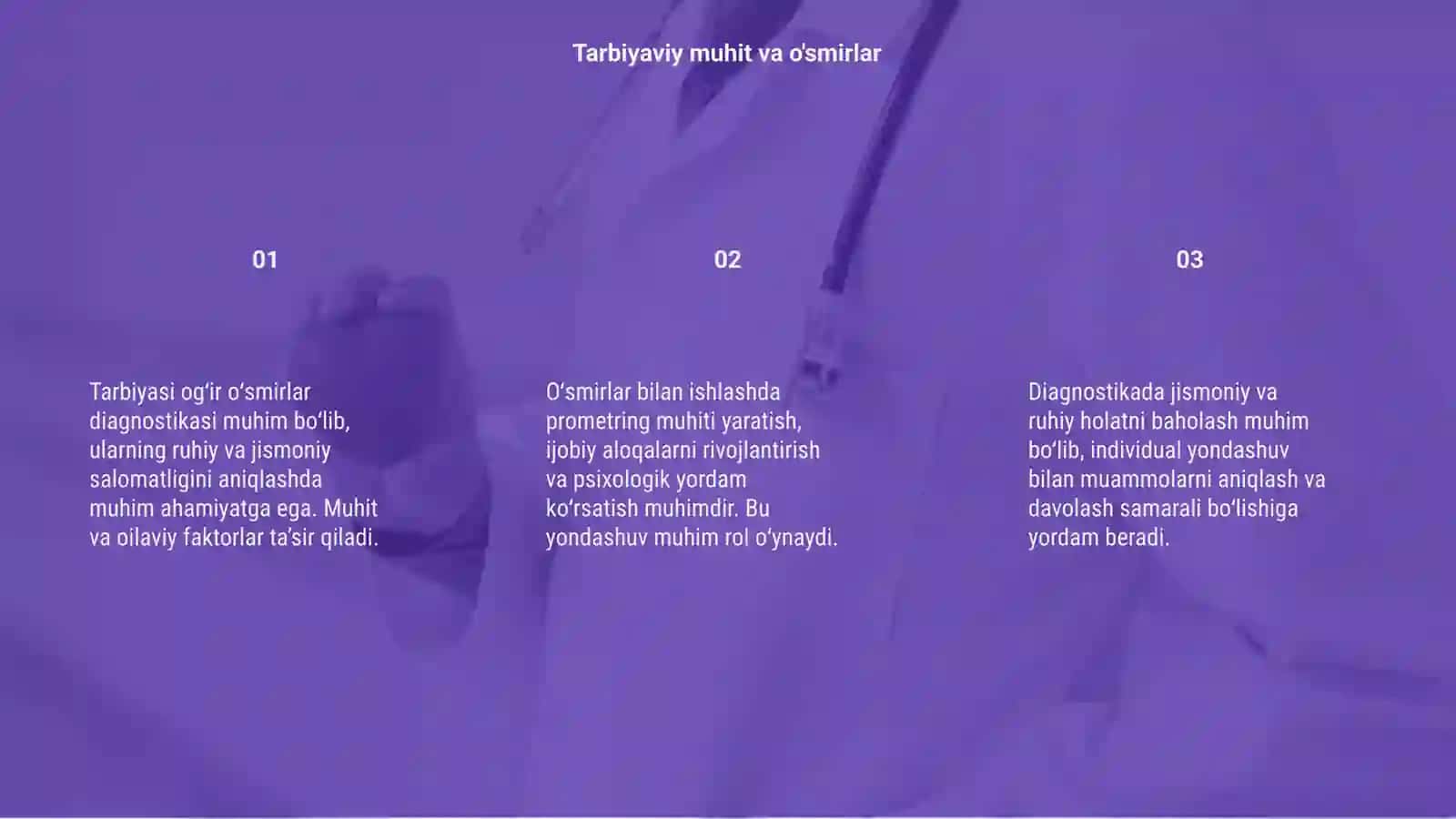 Tarbiyasi ogʻir oʻsmirlar diagnostikasi 3