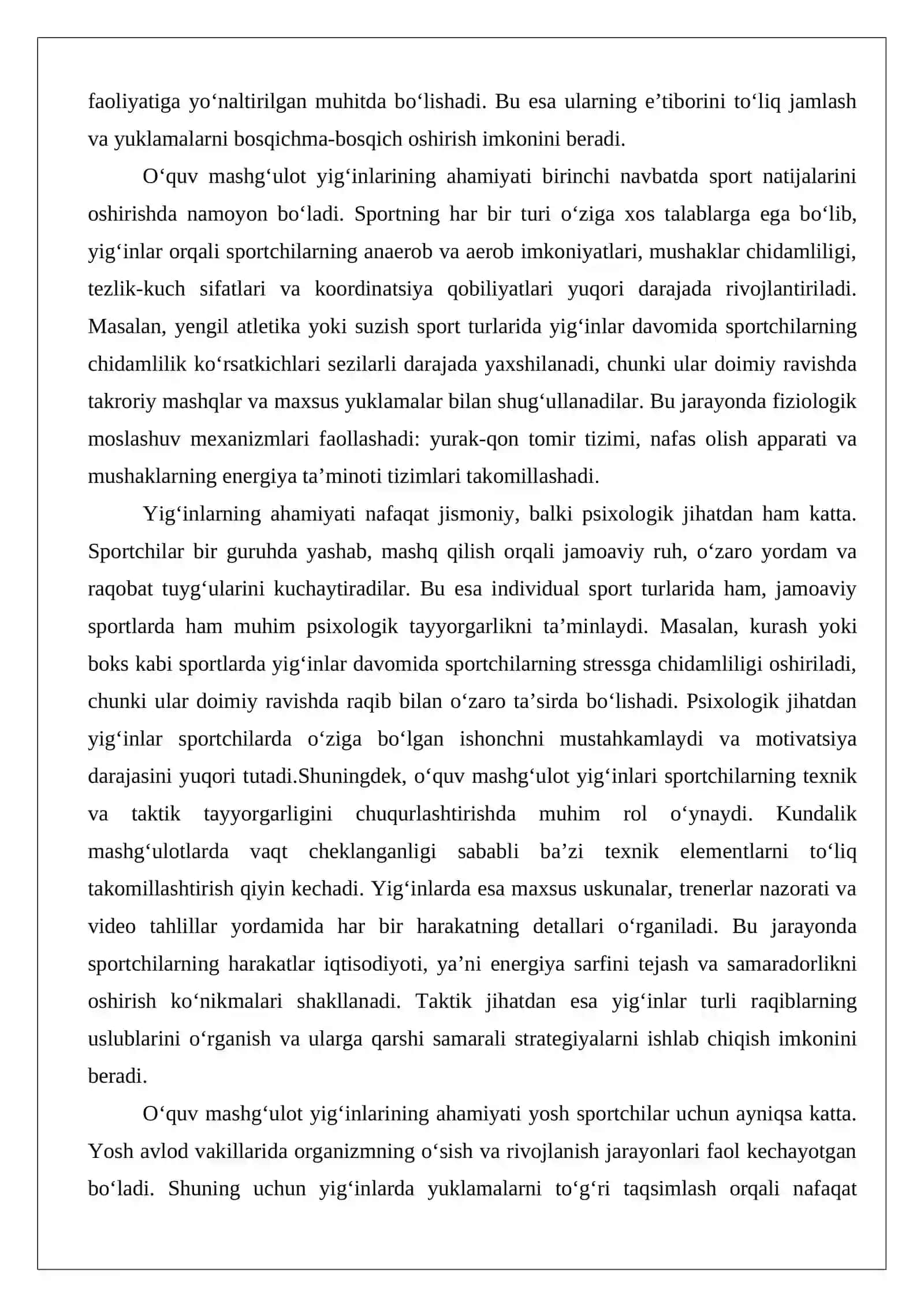 O‘quv mashg‘ulot yig‘inlarini rejalashtirish 3