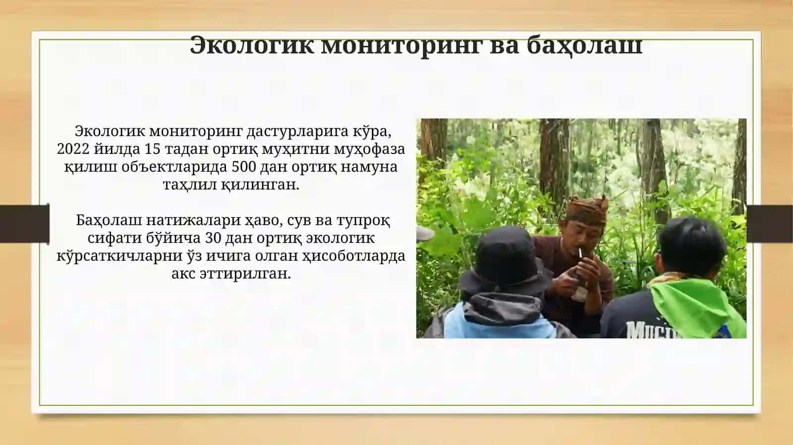 BMTning xalqaro ekologik faoliyati 3