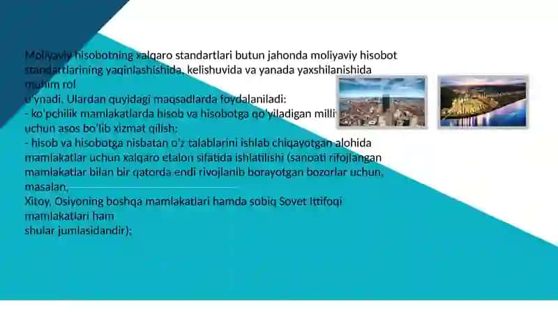Moliyaviy Hisobotning Xalqaro Standartlari 3