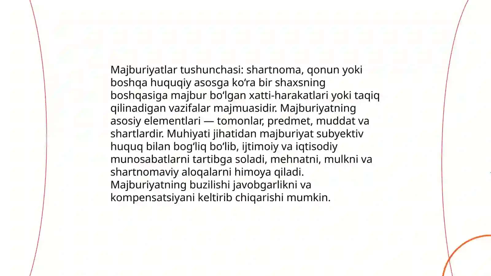 Majburiyatlar 3