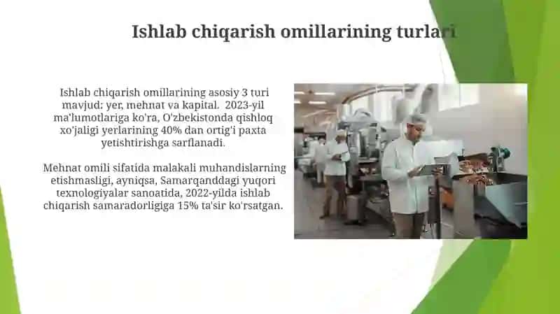 Ishlab chiqarish omillari bozori 3