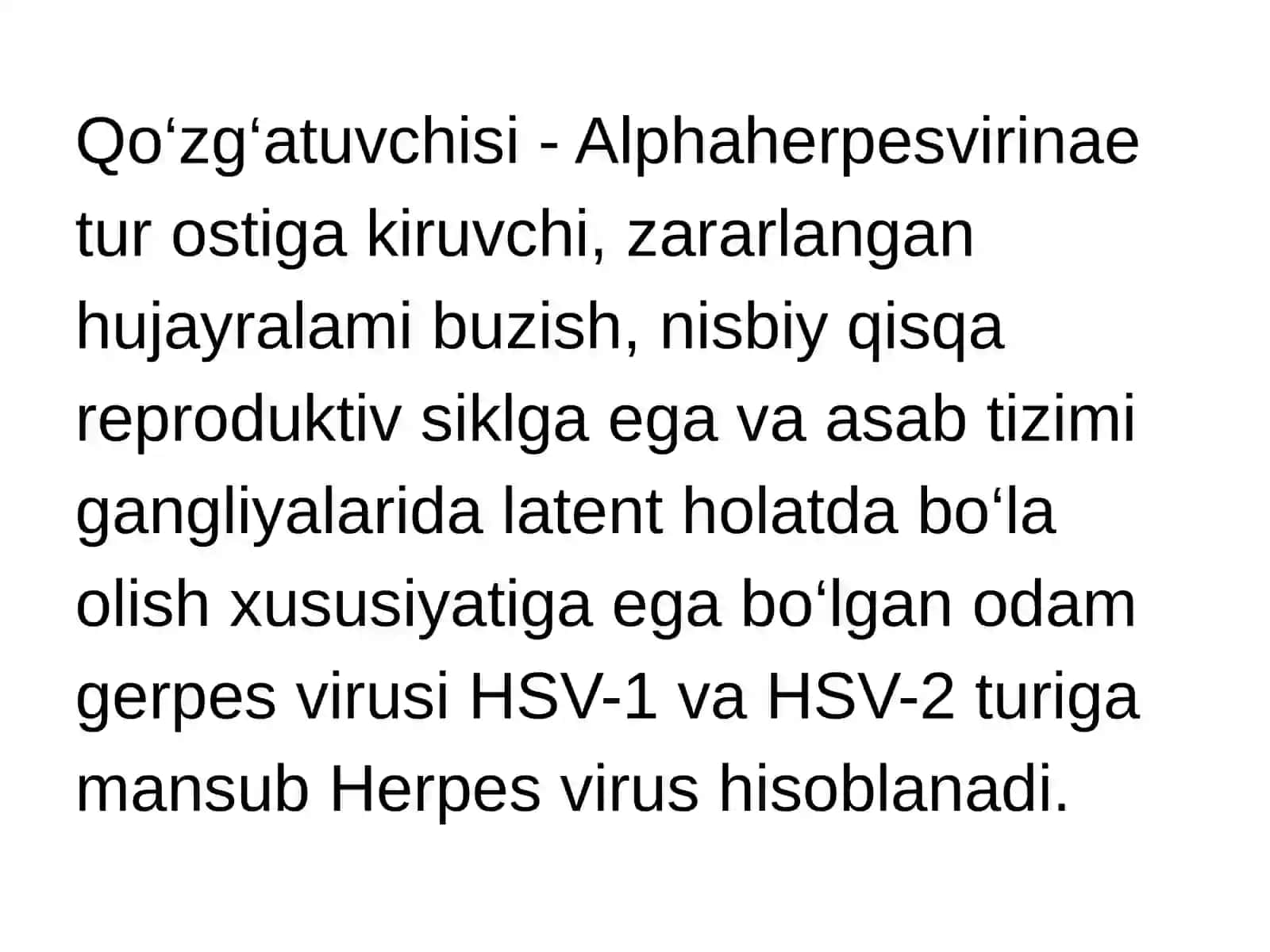Oddiy gerpes va sitomegalovirus infeksiyalari 3