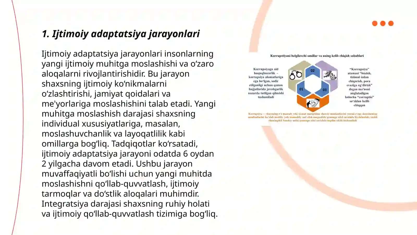 Ijtimoiy adaptatsiya 3