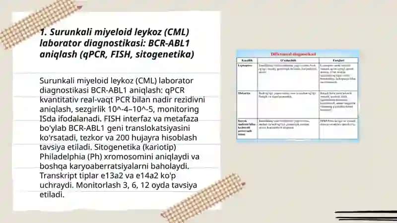 Surunkali leykozlar laborator differensial diagnostikasi 3