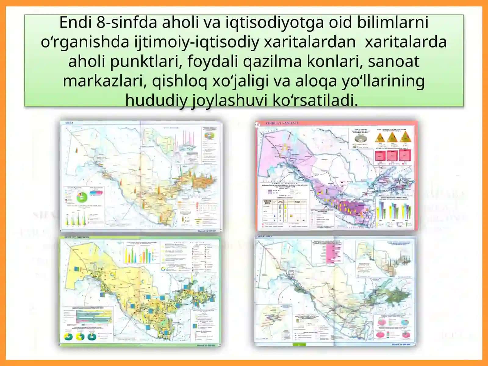 IJTIMOIY-IQTISODIY XARITALAR 3
