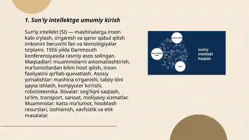 Sun’iy intellektga kirish 3