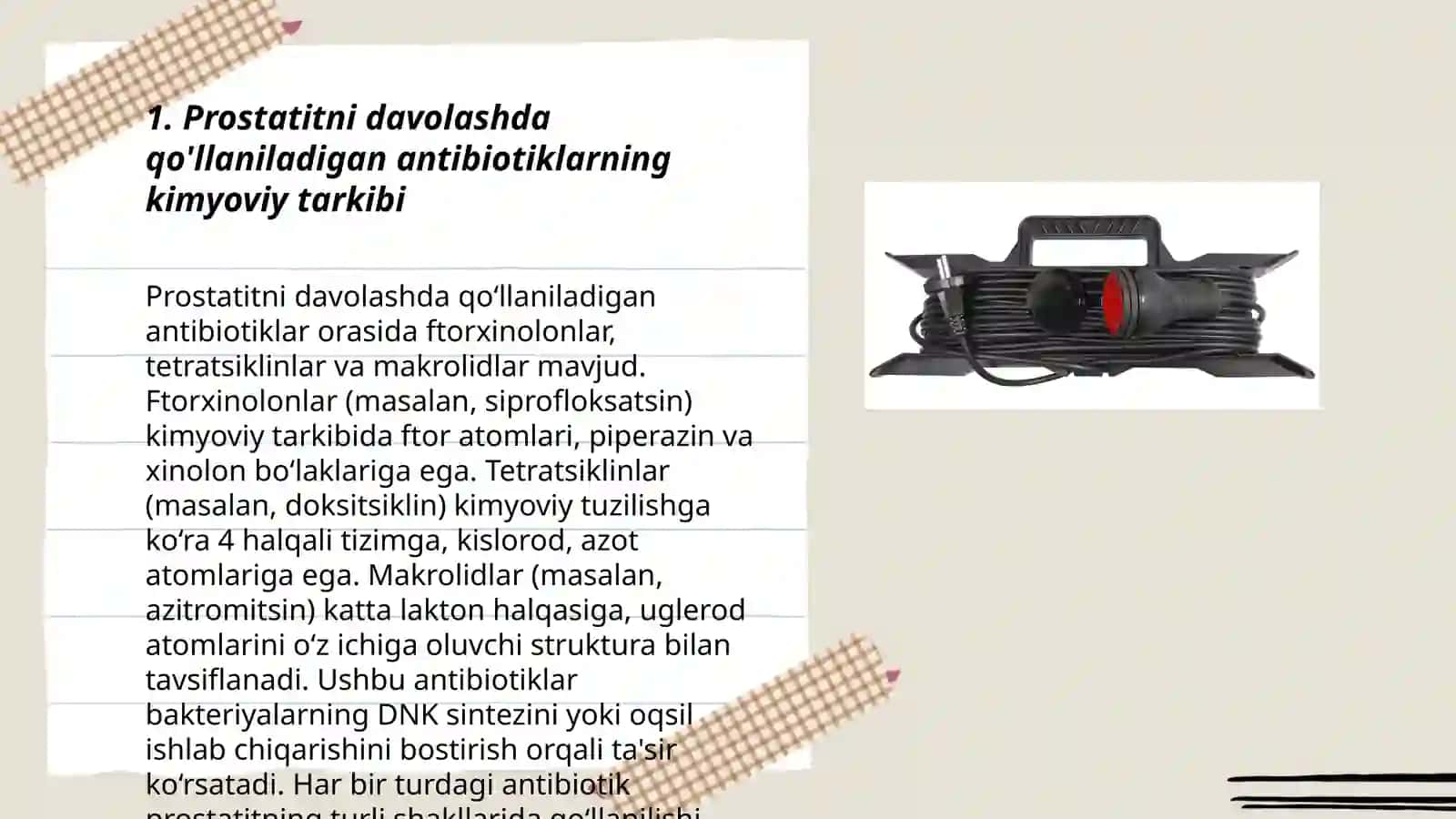 Prostatani davolashda qo'lanadigan dori preparatlarning kimyoviy tarkibi Mirzaaxmedov Sardorbek 3