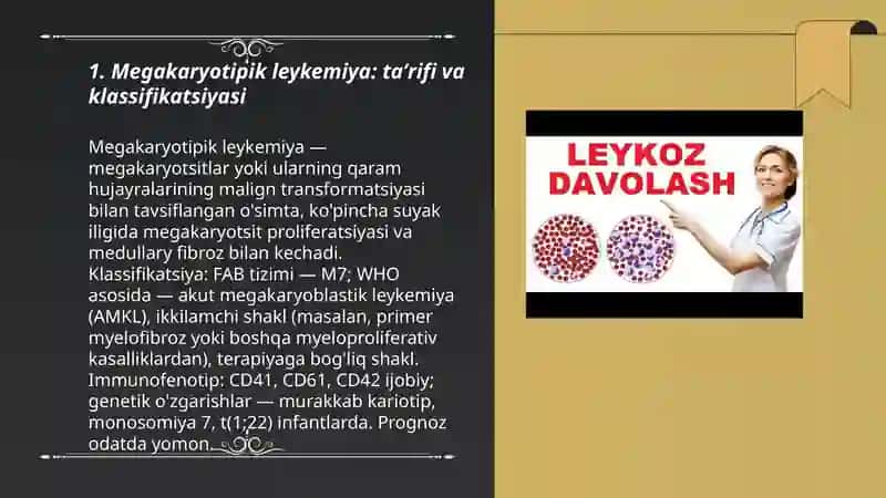 Megakaryotipik leykemiya 3