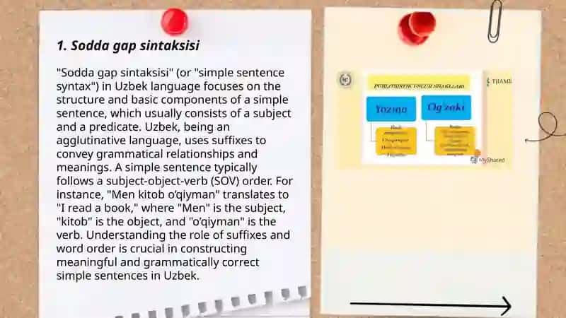 Sintaktik uslubiyat.Sintaktik tahlil mezonlari 3